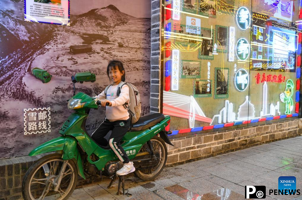 Ancient street renovated into popular tourist destination in SW China