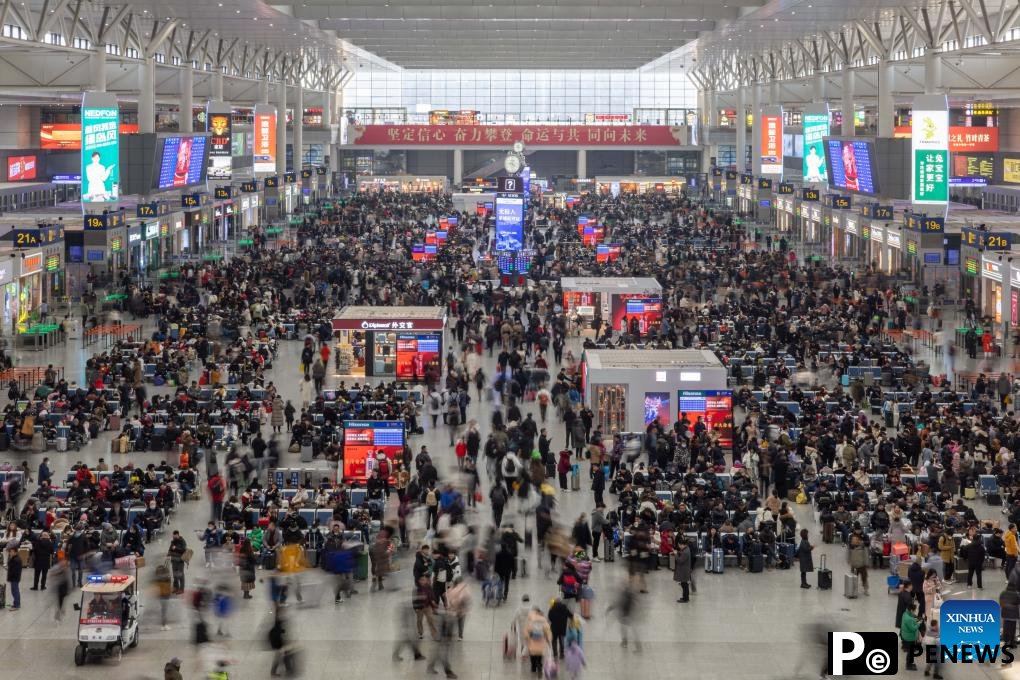 Spring Festival travel rush kicks off with record-breaking trips expected