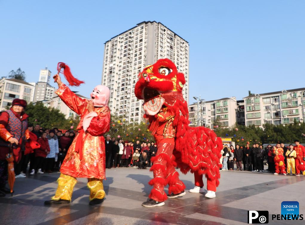 People celebrate Spring Festival across China