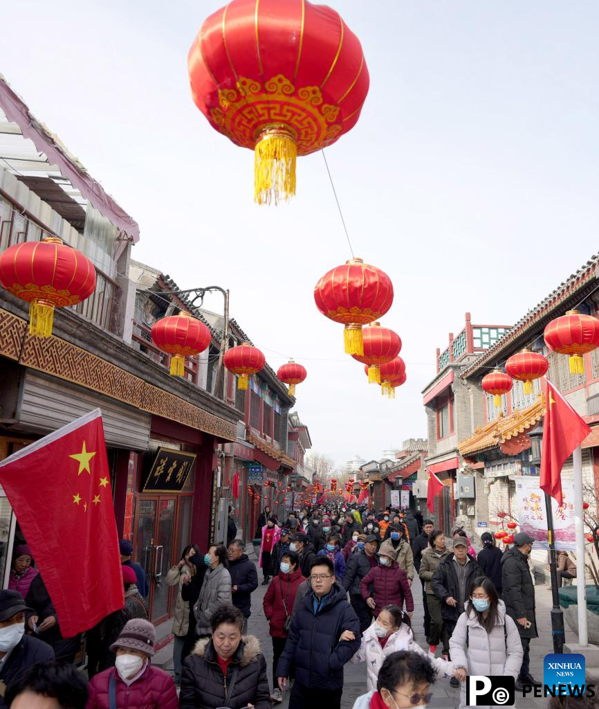 People celebrate Spring Festival across China