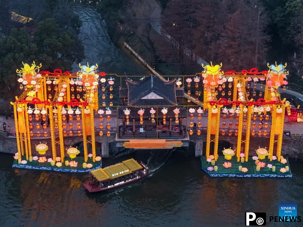 In pics: festive lanterns in Nanjing