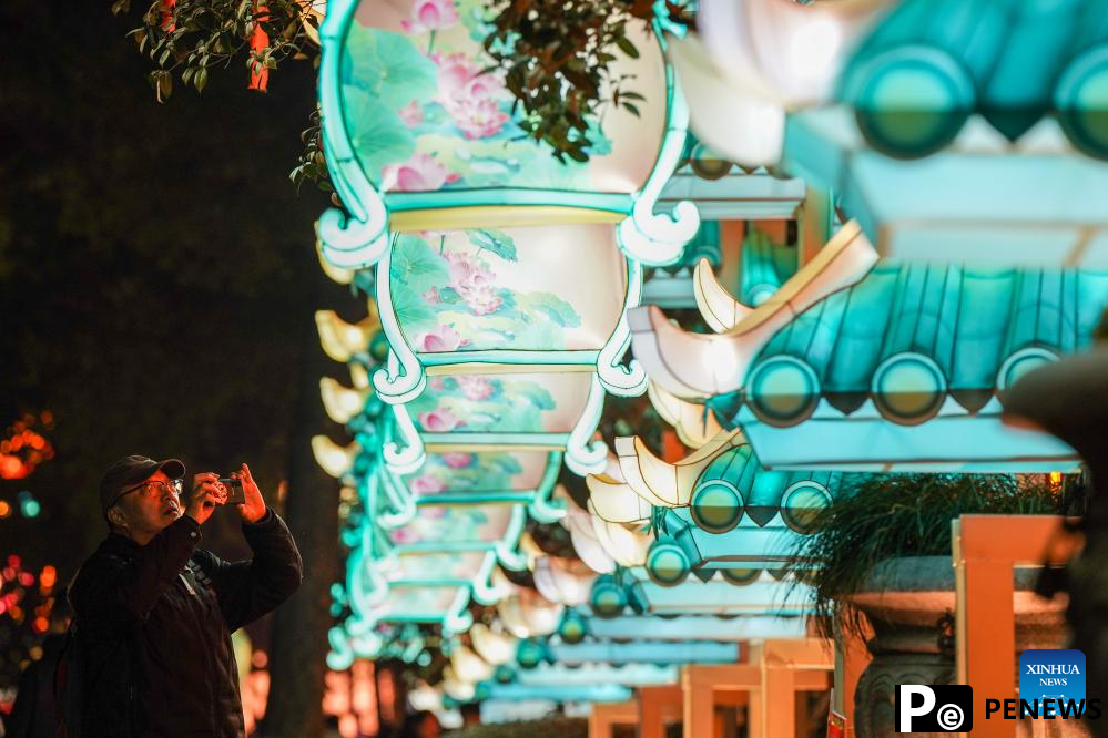 In pics: festive lanterns in Nanjing