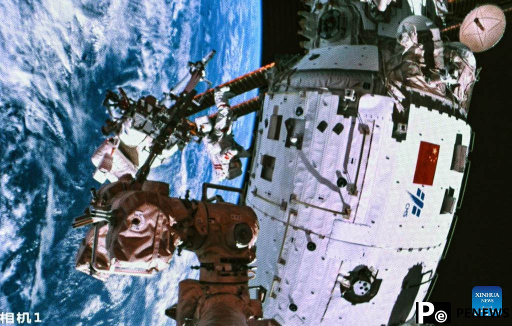 Shenzhou-17 crew completes in-orbit repairs during 2nd extravehicular mission