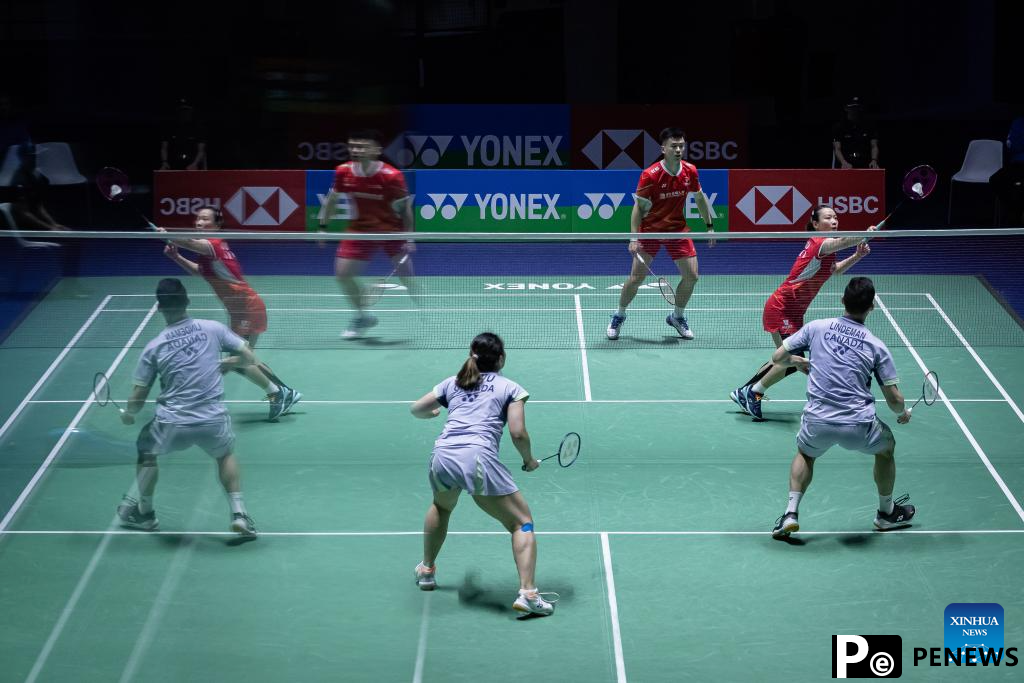 In pics: French Open badminton tournament