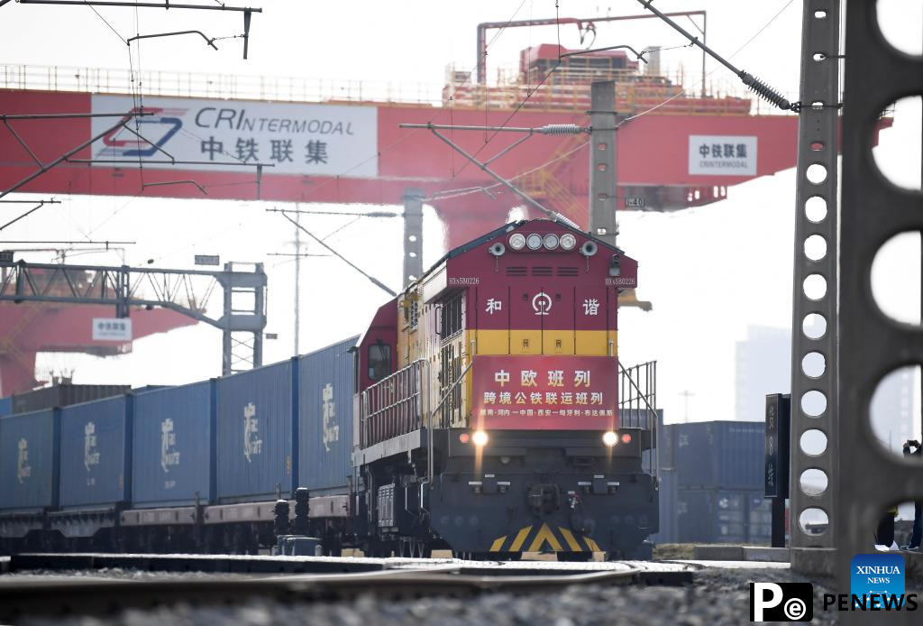 Over 700 trains handled under China-Europe freight train (Xi