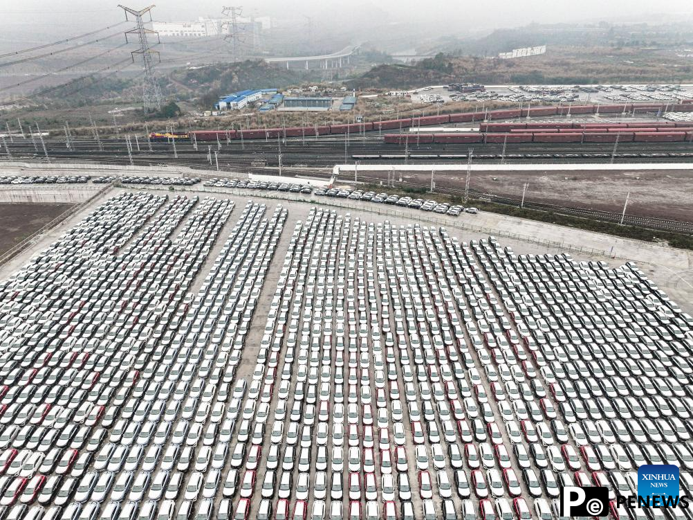 Chongqing witnesses growth in finished car imports via China-Europe freight train service