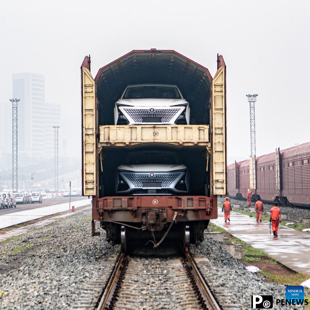 Chongqing witnesses growth in finished car imports via China-Europe freight train service