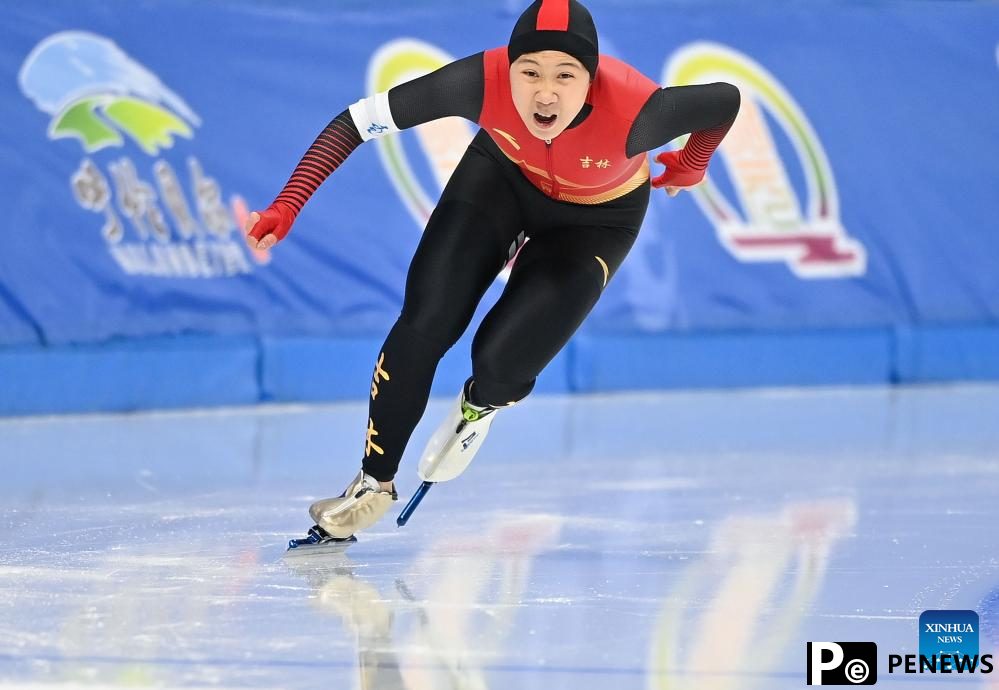 In pics: speed skating events at China