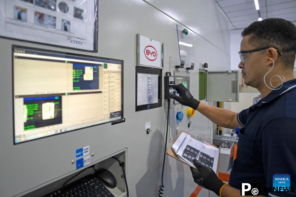 A glimpse of BYD battery factory in Manaus, Brazil
