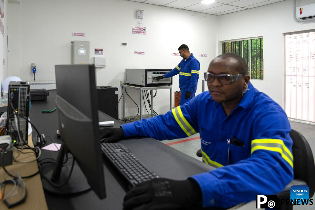 A glimpse of BYD battery factory in Manaus, Brazil