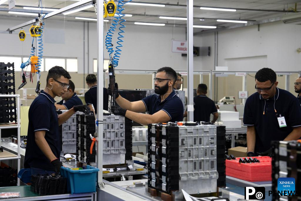 A glimpse of BYD battery factory in Manaus, Brazil