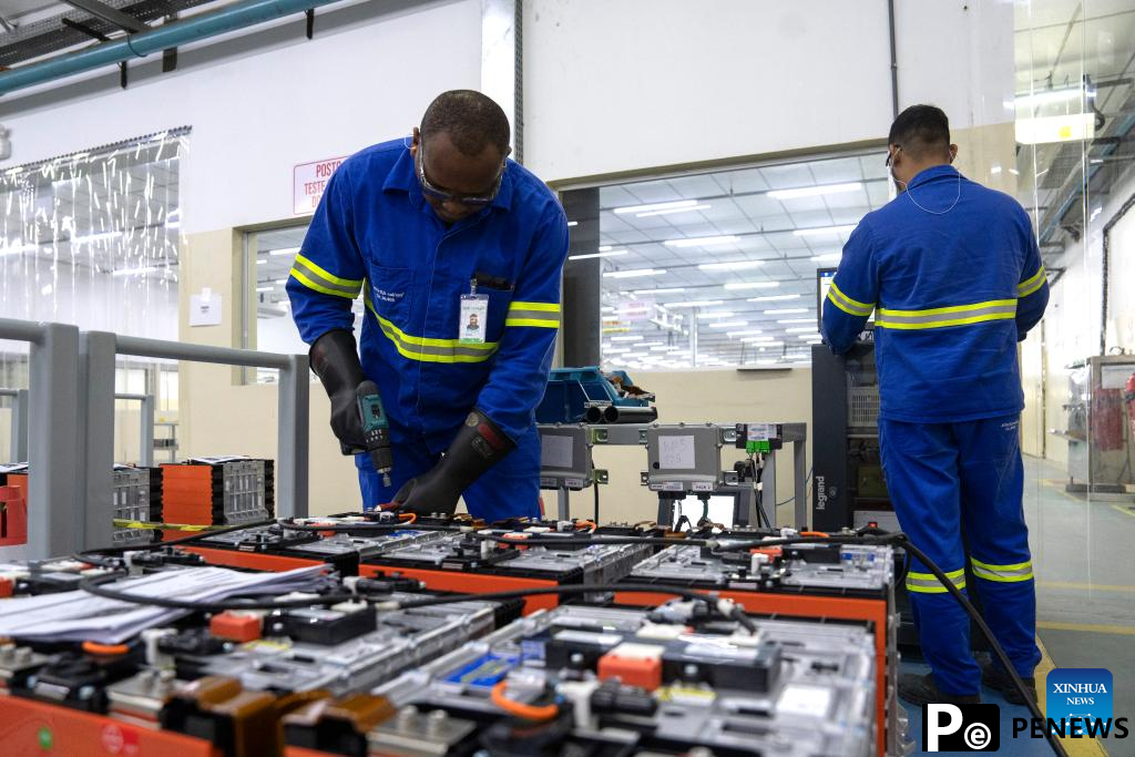 A glimpse of BYD battery factory in Manaus, Brazil