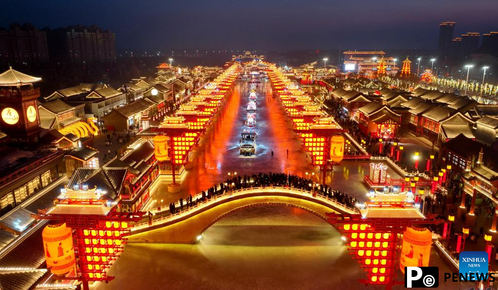 Lighting and appreciating lanterns a time-honored tradition in China during Spring Festival