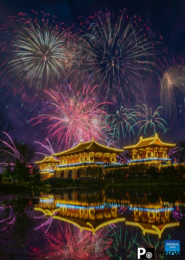 Lighting and appreciating lanterns a time-honored tradition in China during Spring Festival