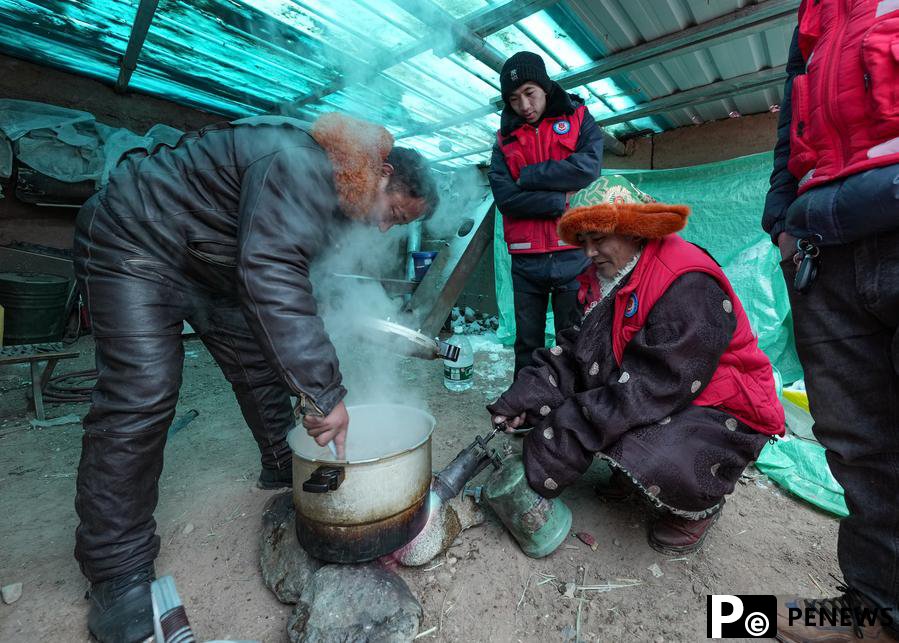 Tibetan herders -- guardians of source of China