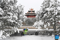 Snow scenery in Beijing