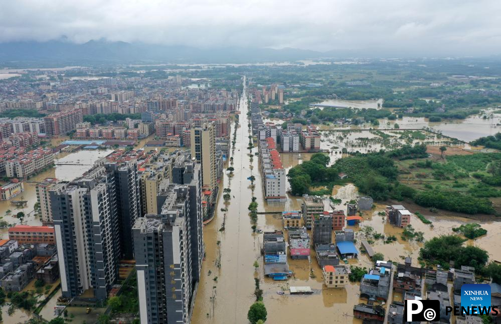 Massive flooding hits China