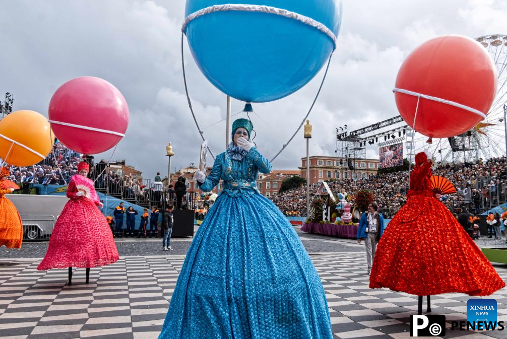 2024 Nice Carnival with theme of "The King of Pop Culture" held in France