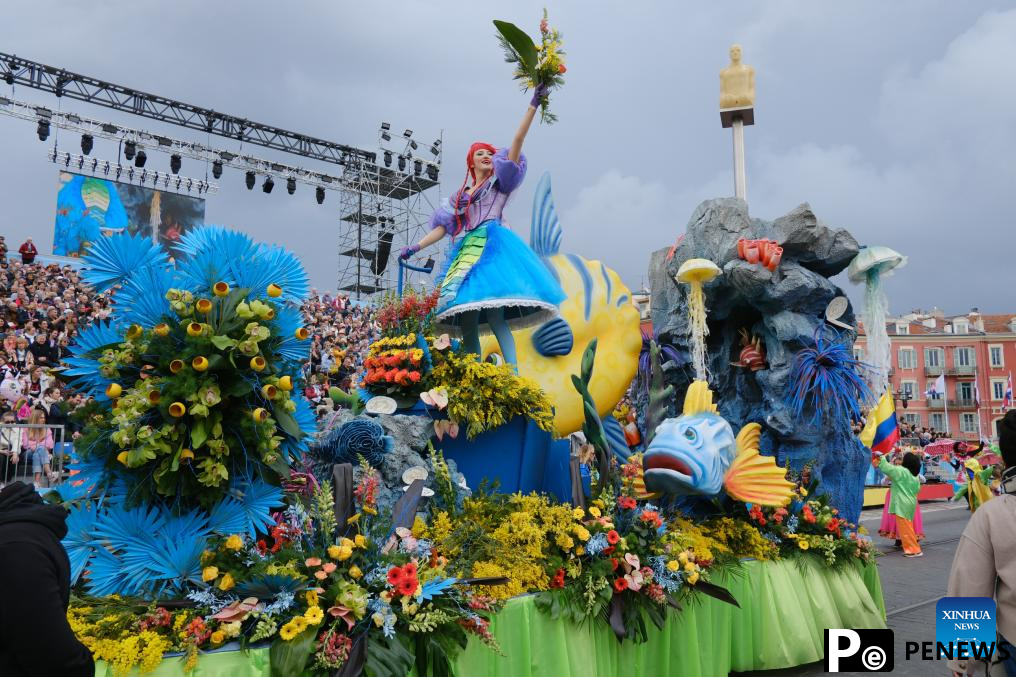 2024 Nice Carnival with theme of "The King of Pop Culture" held in France