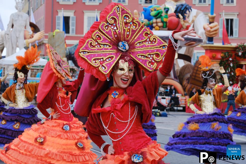 2024 Nice Carnival with theme of "The King of Pop Culture" held in France