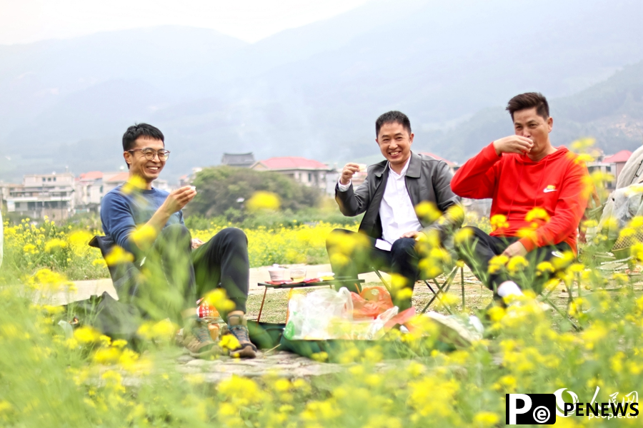 In pics: rapeseed flowers in full bloom in village in SE China