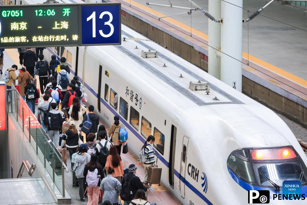 China railway trips to reach 144 mln during May Day holiday