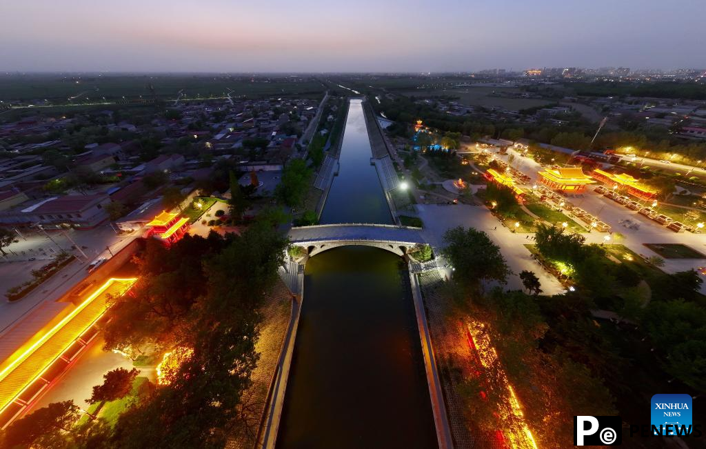 A glimpse of Zhaozhou Bridge scenic area in Hebei, N China