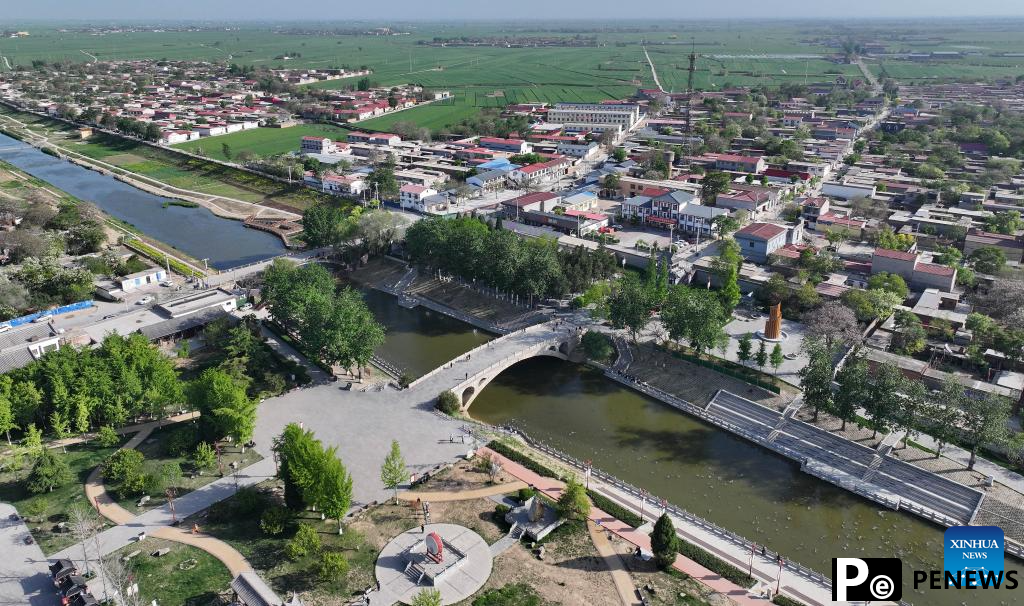 A glimpse of Zhaozhou Bridge scenic area in Hebei, N China