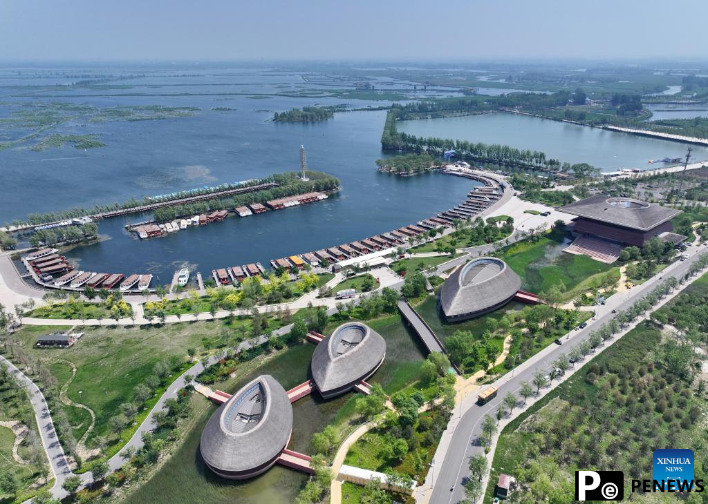 Water quality of Baiyangdian Lake in north China improves after protection activities