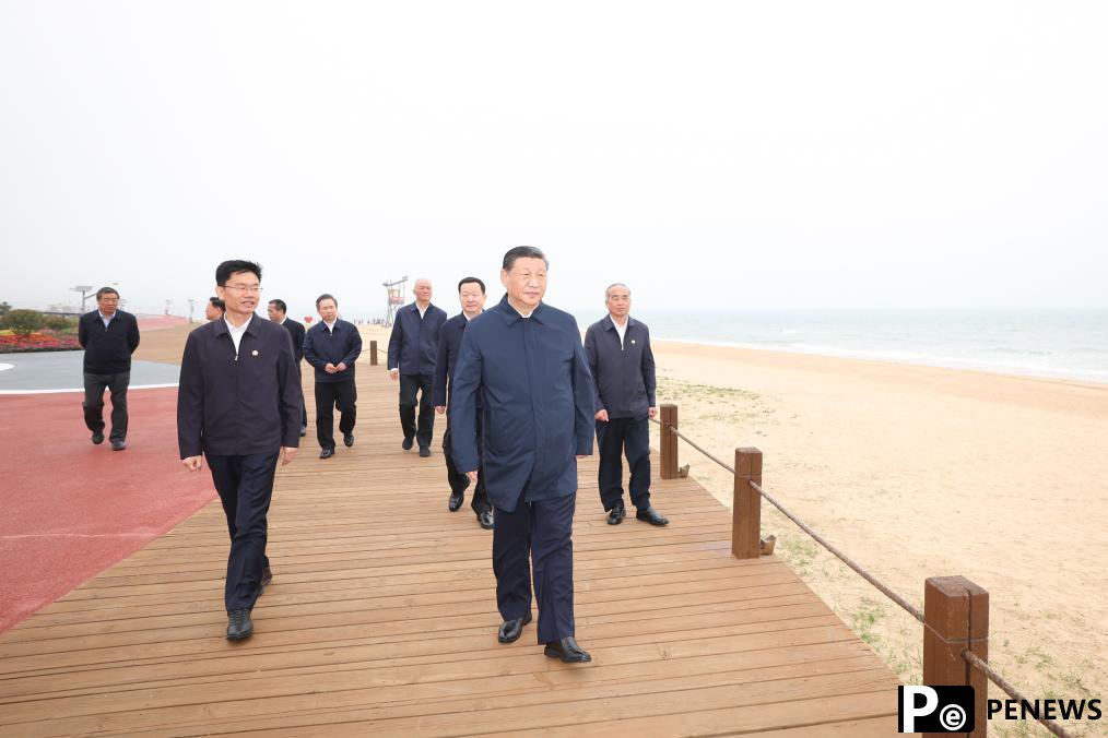 Xi inspects Rizhao in east China