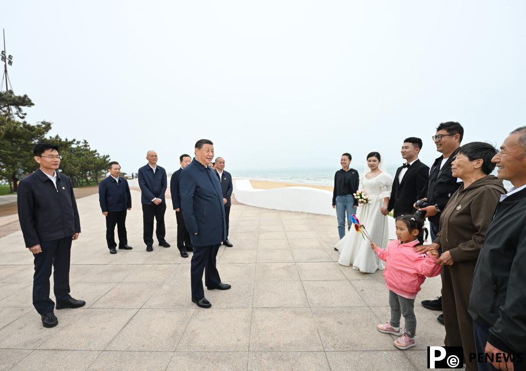 Xi inspects Rizhao in east China
