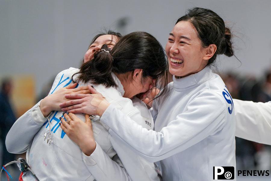 China secures Paris women's epee berth with World Cup silver