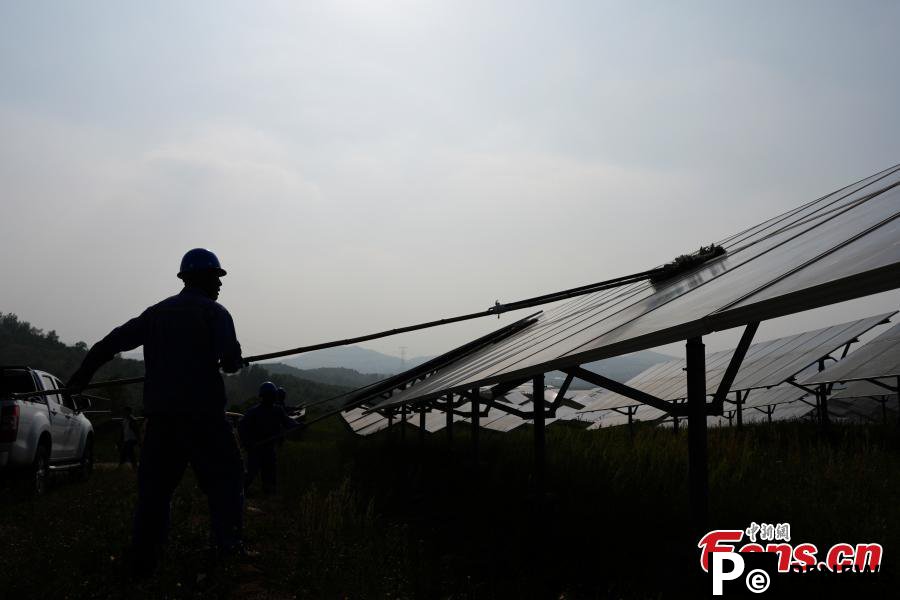 Solar power station drives green development in Shandong