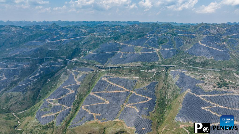 1st phase of Panjiang million-kilowatt photovoltaic base project starts uploading power to grid