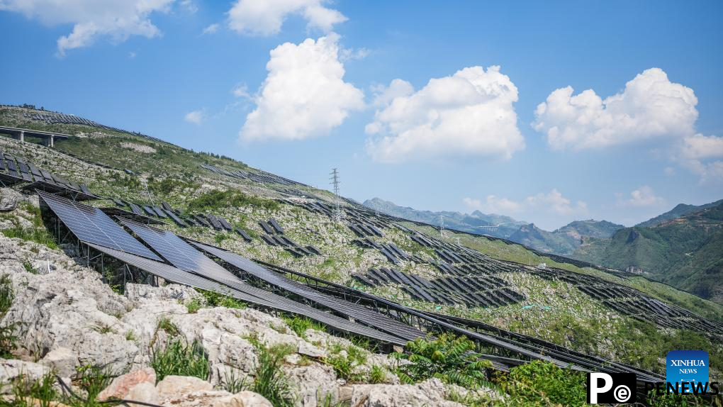 1st phase of Panjiang million-kilowatt photovoltaic base project starts uploading power to grid
