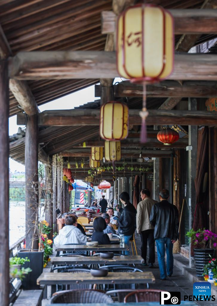 Revitalized Yuehe historical area becomes tourist attraction in Jiaxing, E China