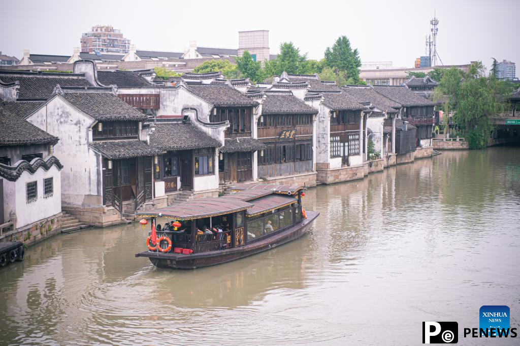 Revitalized Yuehe historical area becomes tourist attraction in Jiaxing, E China