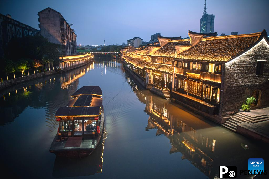 Revitalized Yuehe historical area becomes tourist attraction in Jiaxing, E China