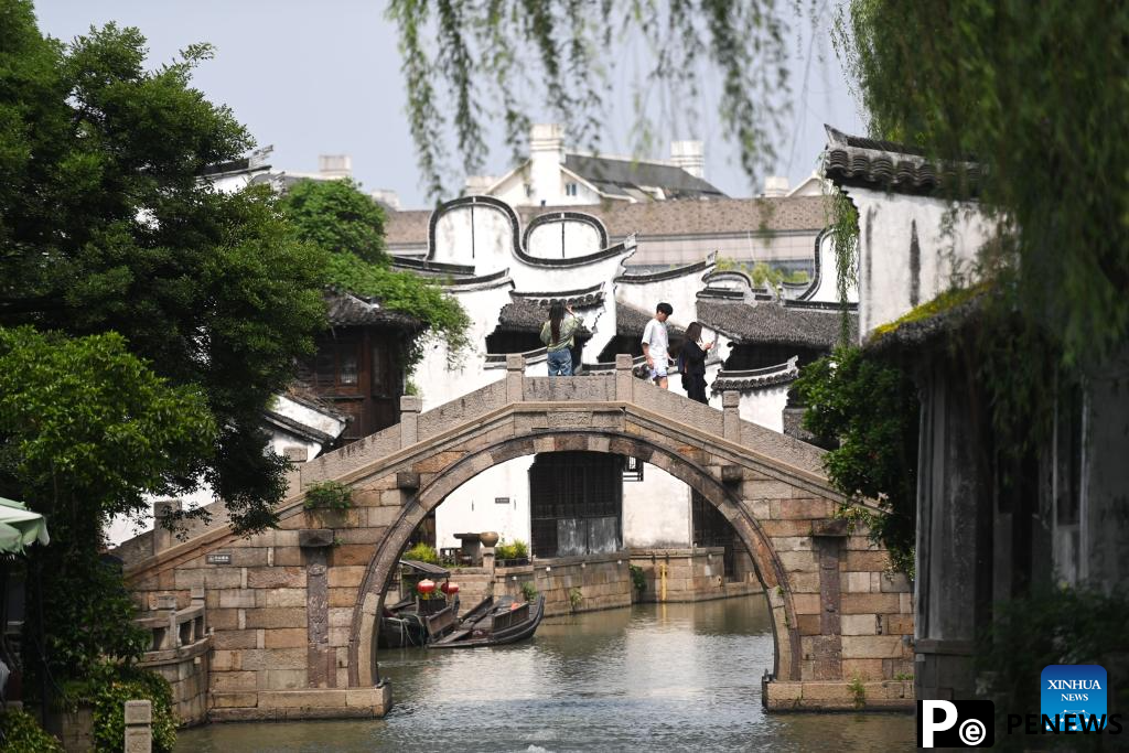 Revitalized Yuehe historical area becomes tourist attraction in Jiaxing, E China