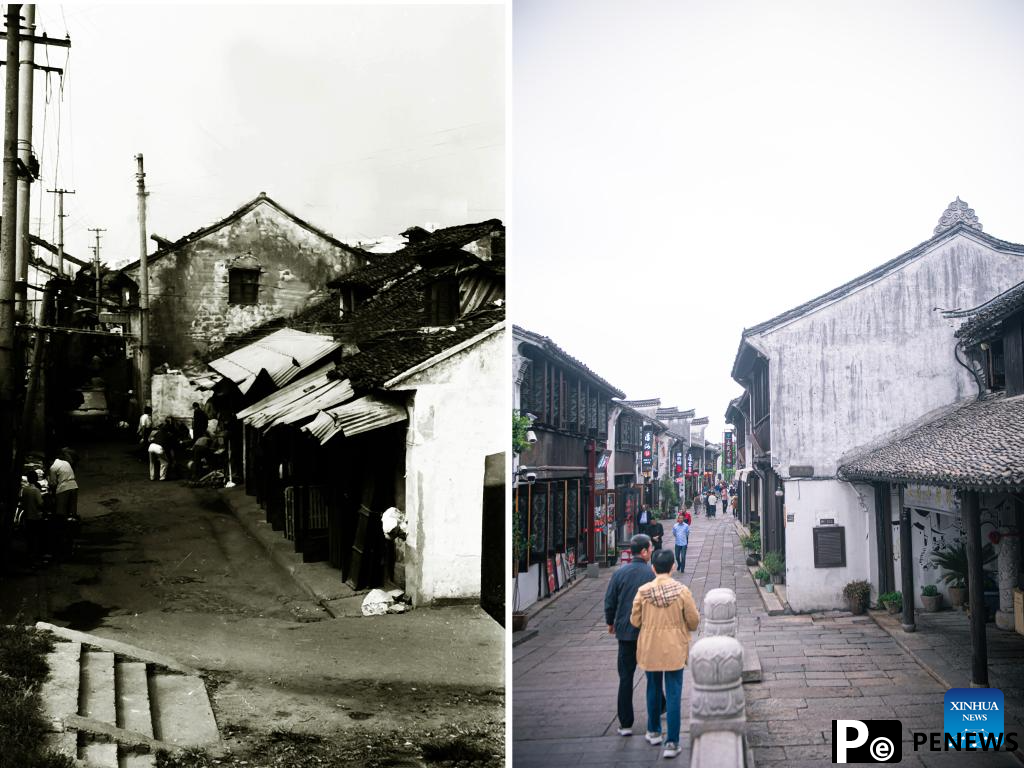 Revitalized Yuehe historical area becomes tourist attraction in Jiaxing, E China
