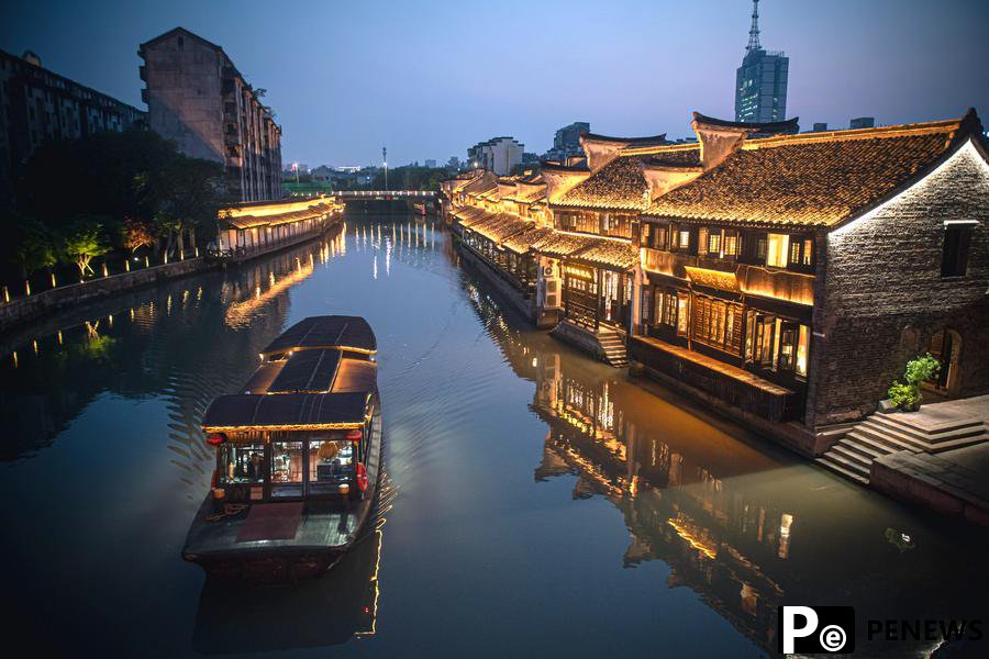 Ancient water town puts on new look to welcome tourists in E China