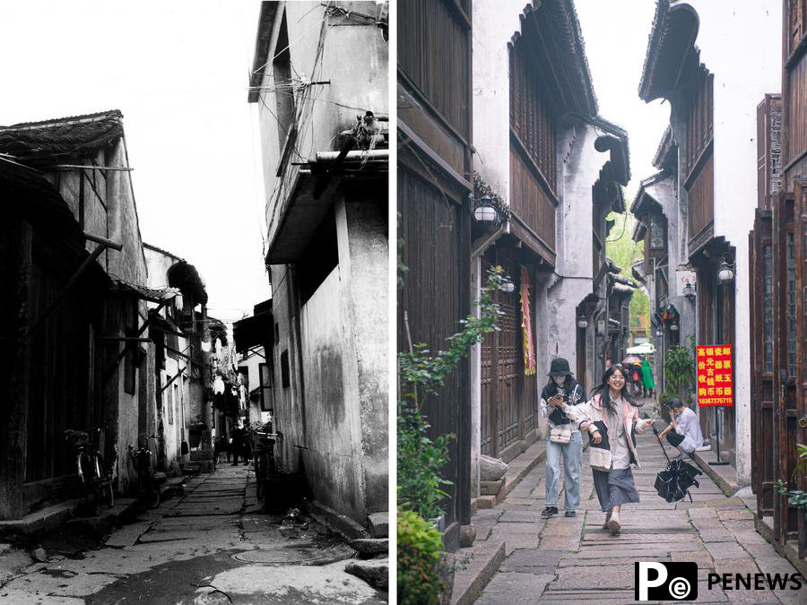 Ancient water town puts on new look to welcome tourists in E China