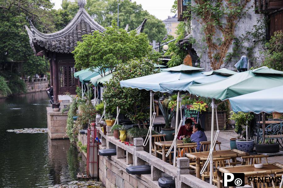 Ancient water town puts on new look to welcome tourists in E China