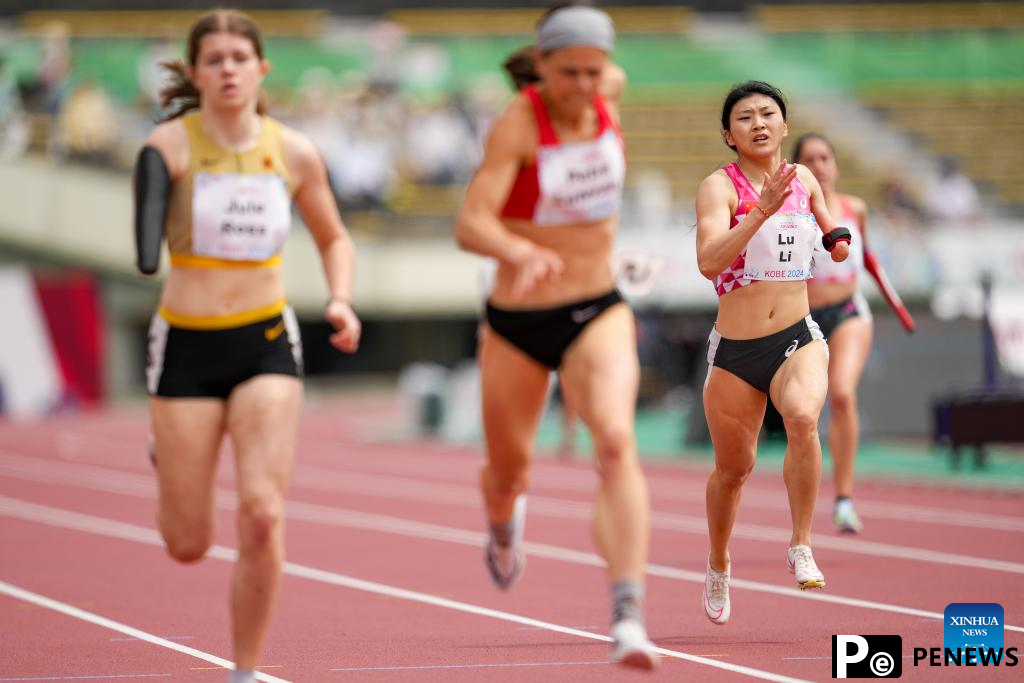 China adds three golds on Day 6 at Kobe Para Athletics Championships