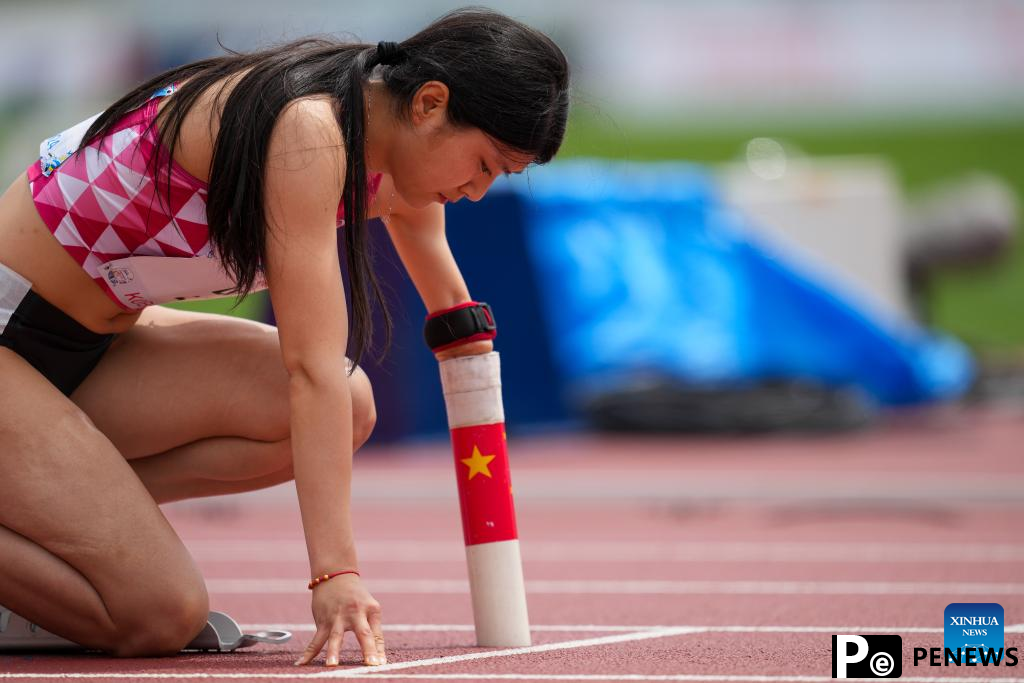 China adds three golds on Day 6 at Kobe Para Athletics Championships