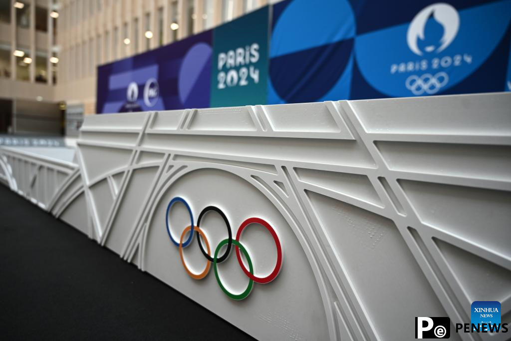 Paris 2024 organizers unveil design of podiums