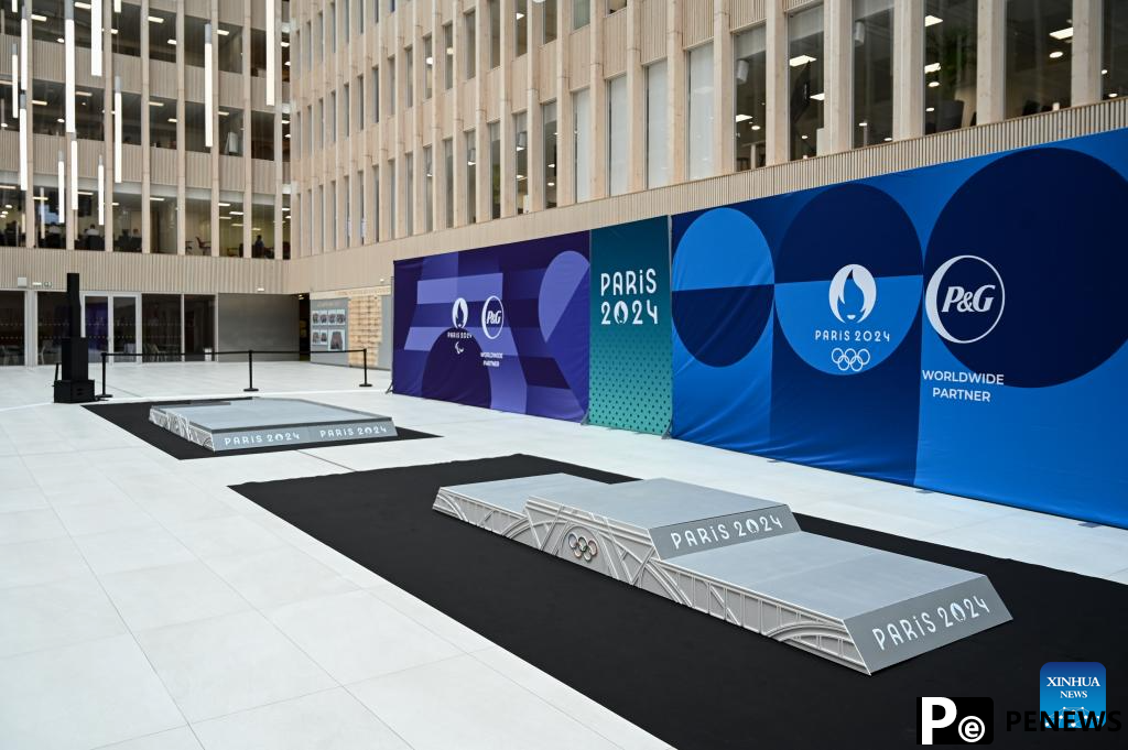 Paris 2024 organizers unveil design of podiums