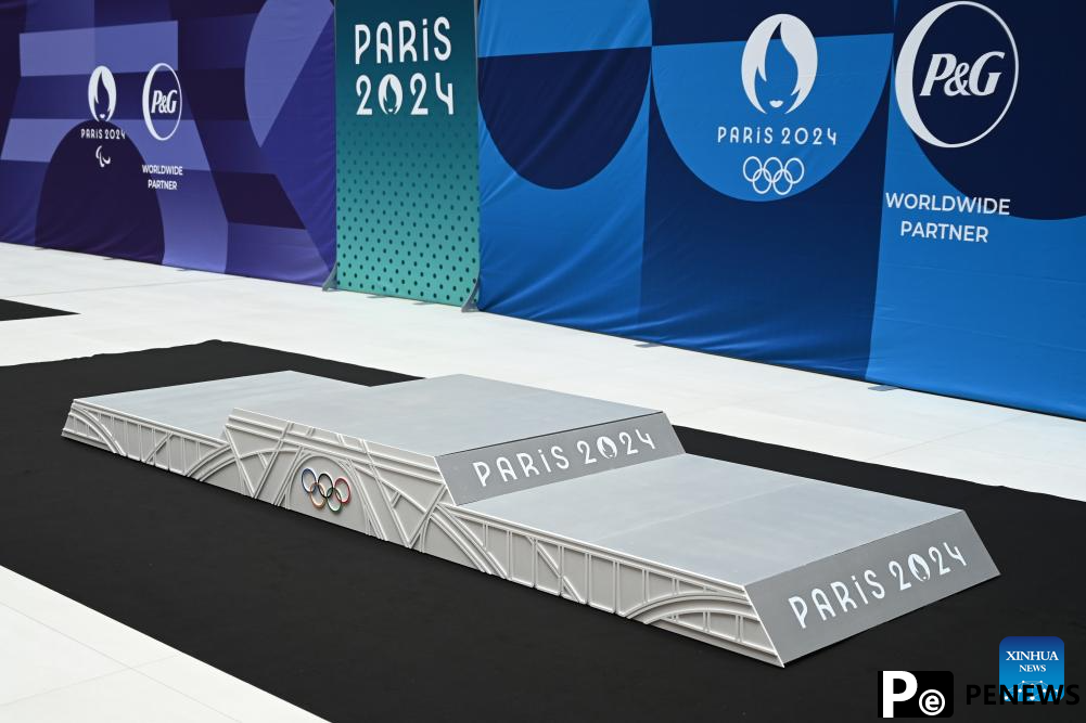 Paris 2024 organizers unveil design of podiums