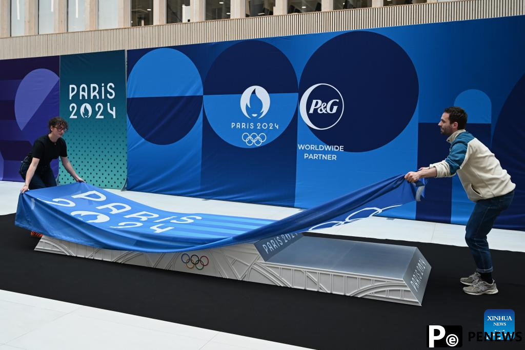 Paris 2024 organizers unveil design of podiums