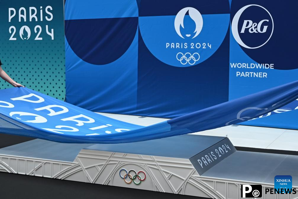 Paris 2024 organizers unveil design of podiums